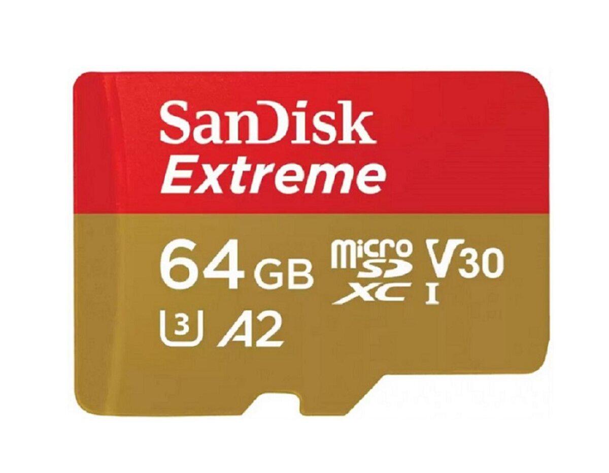 Карта памяти SanDisk microSDXC Extreme Mob Gaming 64 Гб (SDSQXAH-064G-GN6GN) - фото 1