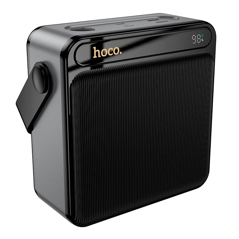 Павербанк Hoco J161 80000 mAh 22.5W быстрая зарядка PD/QC фонарик Черный (UP0543504)