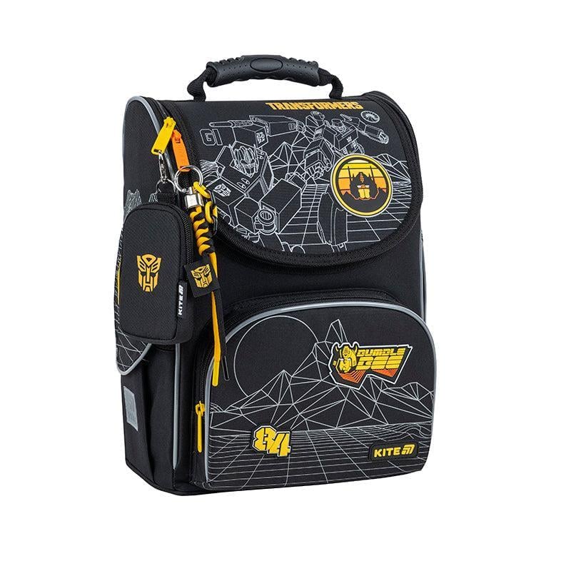 Рюкзак школьный KITE Education Transformers 35х25х13 см 11,5л Черный (TF25-501S)