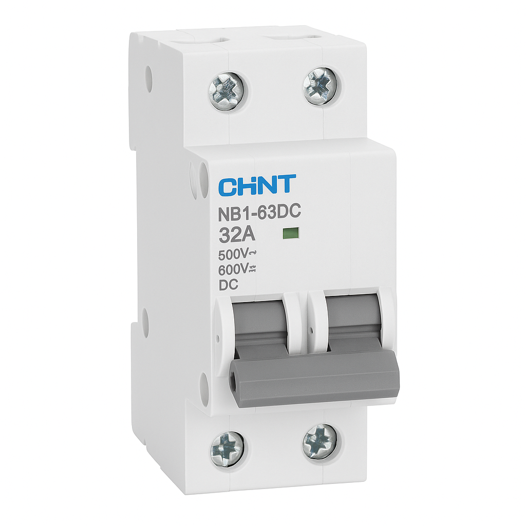 Автоматичний вимикач постійного струму CHINT NB1-63DC 2P-32A (29726086)