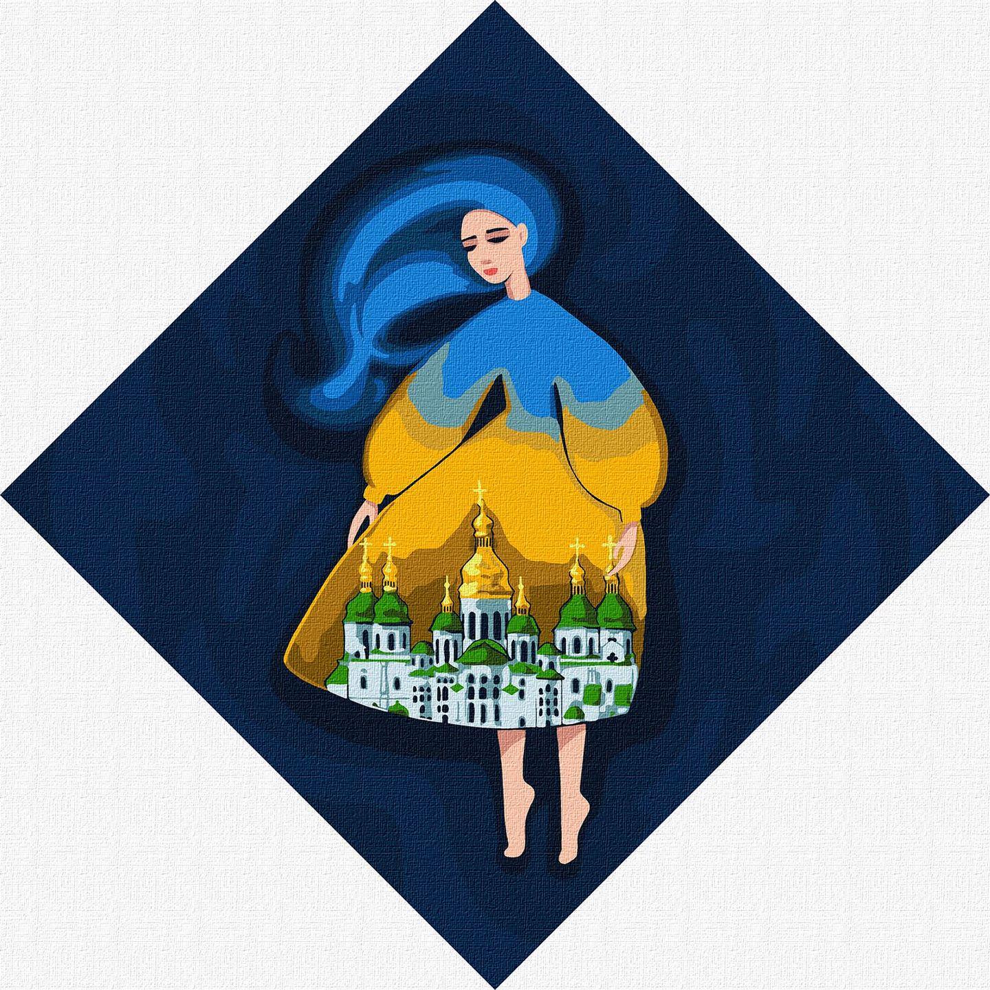 Картина по номерам Ideyka Берегиня Софиевская 30x30 см Разноцветный (PM-194-K-440)