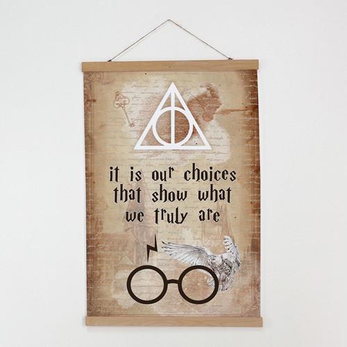 Постер тканевый на стену It is our choices that show what we truly are 60x93 см (TPSR_22S079)