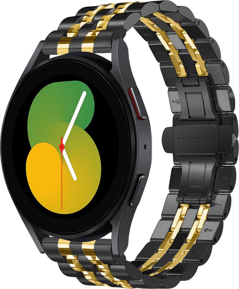 Браслет металевий Spinye Line для Galaxy Watch 5 40 мм Black Gold (29567-02)