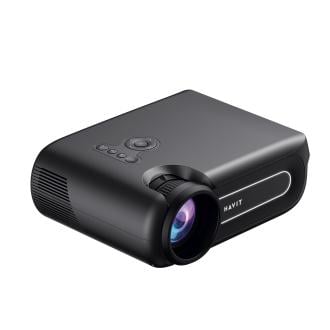 Проектор портативний мультимедійний Havit HV-PJ209 Full HD 4,41" LCD (28203) - фото 7 Проектор портативний мультимедійний Havit HV-PJ209 Full HD 4,41" LCD (28203) - фото 7