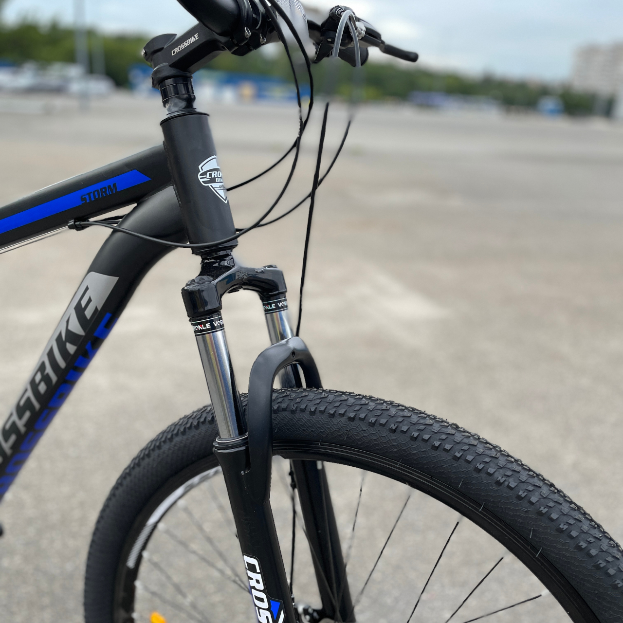 Велосипед Cross Bike Storm 29" 19,5" 19,5" Чорний/Синій (a8bbf14a) - фото 4