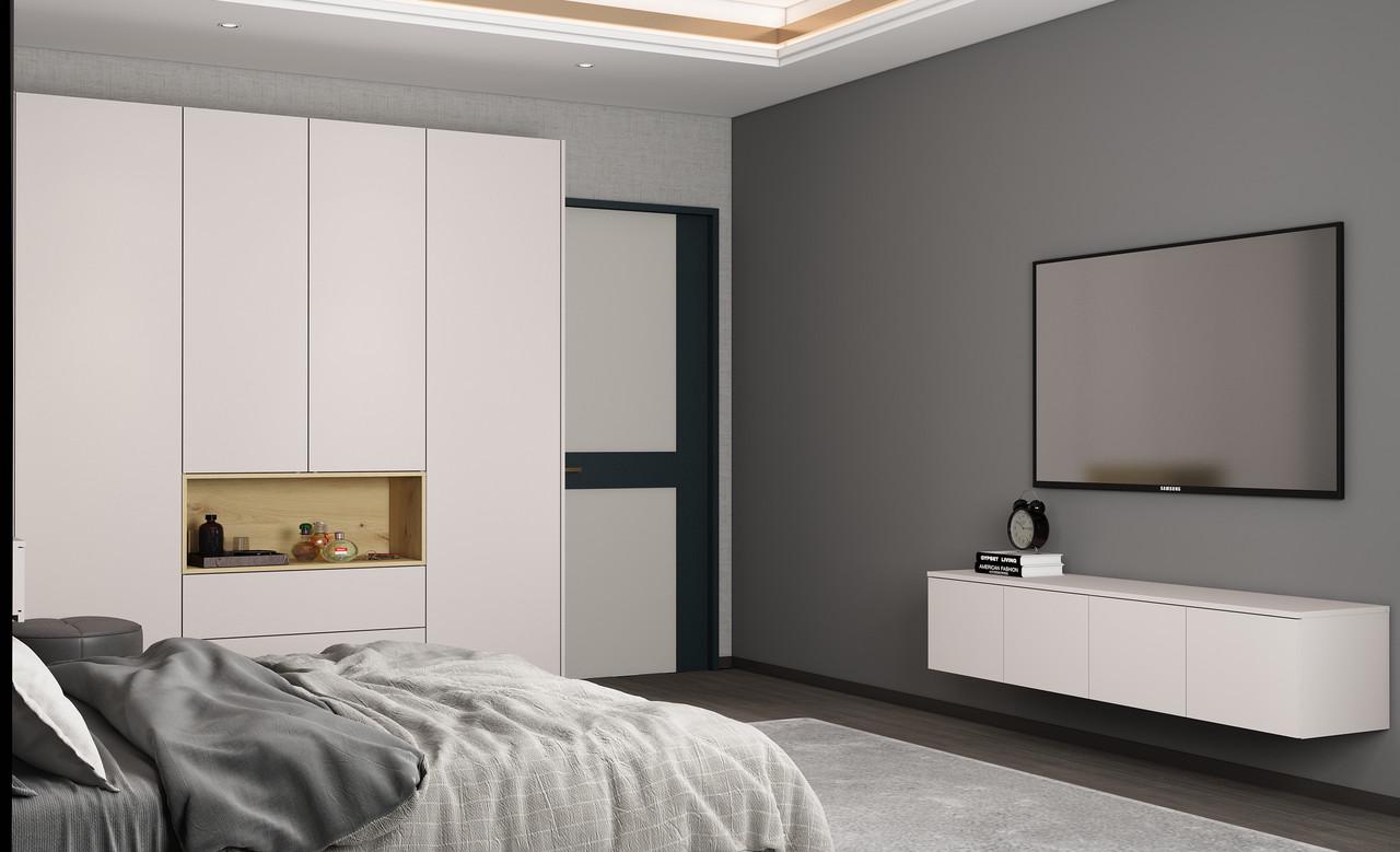 Тумба для ТВ Doros Левия 4Д 160х35х33 см Кашемир (41516085) - фото 3