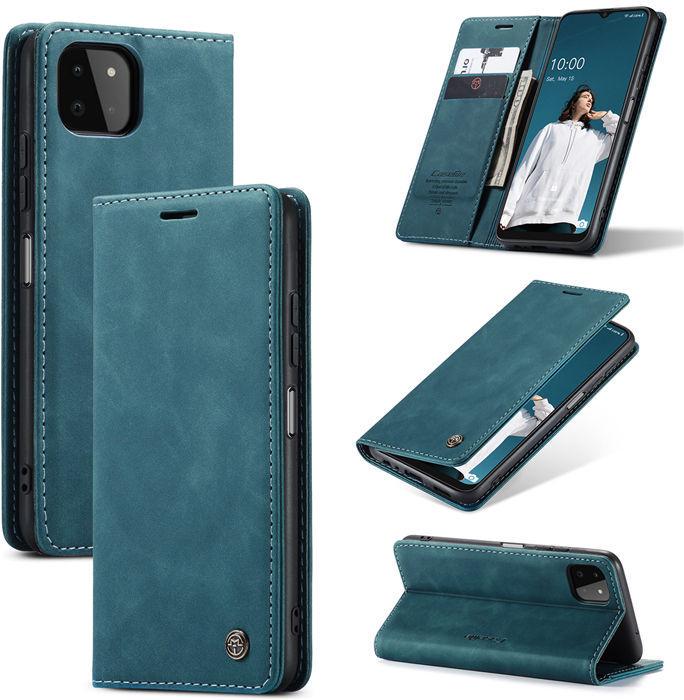 Чехол книжка с магнитом Samsung Galaxy A22 5G A226 CaseMe Sea Green (29267-56)