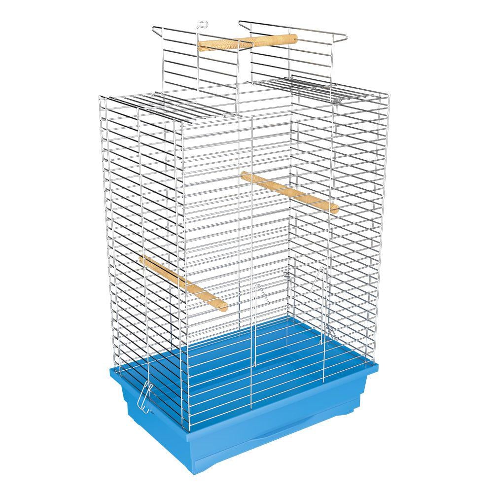 Клітка для середніх папуг Лорі Німфа 47х30х66 см Синій (A-003718)
