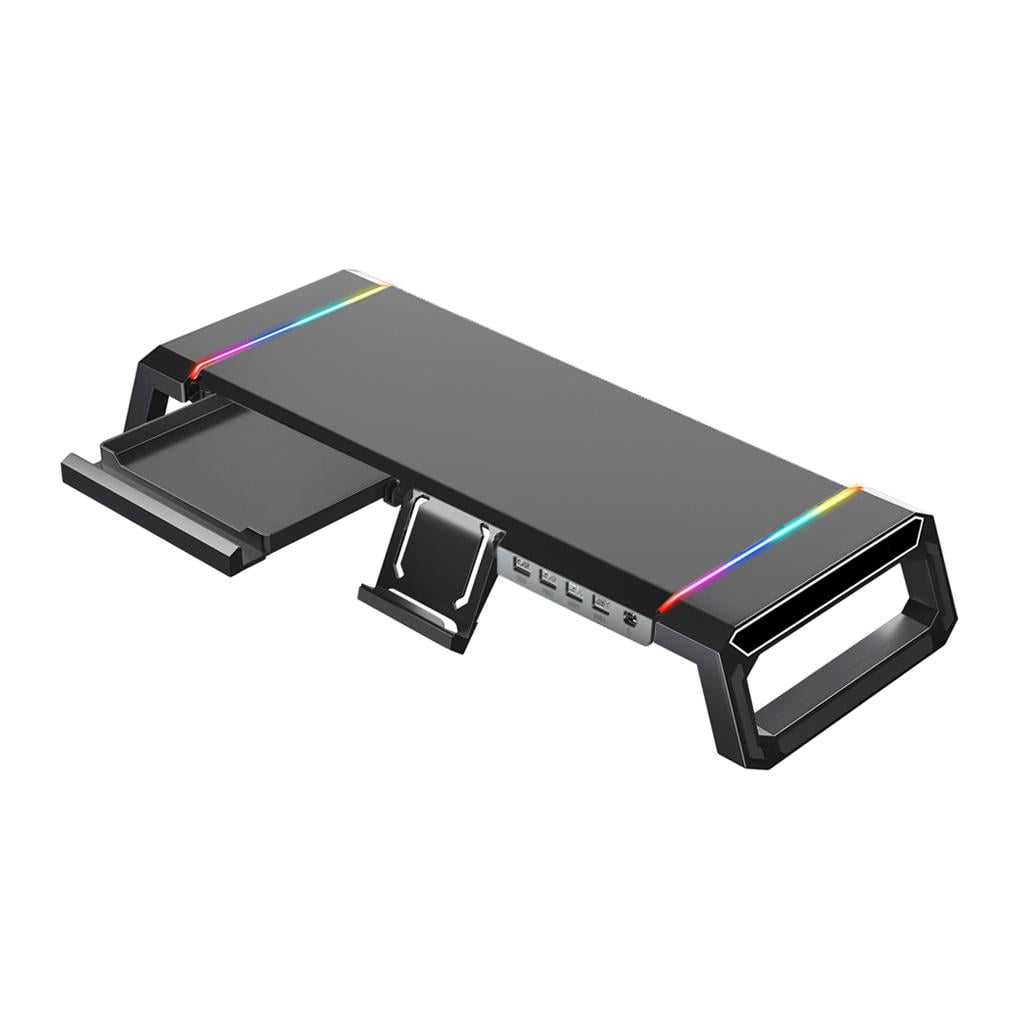 Підставка для монітора універсальна DYXON Ice Coorel T1 Ultra Gaming Stand RGB Black (DXN-ICCL-T1-BK)