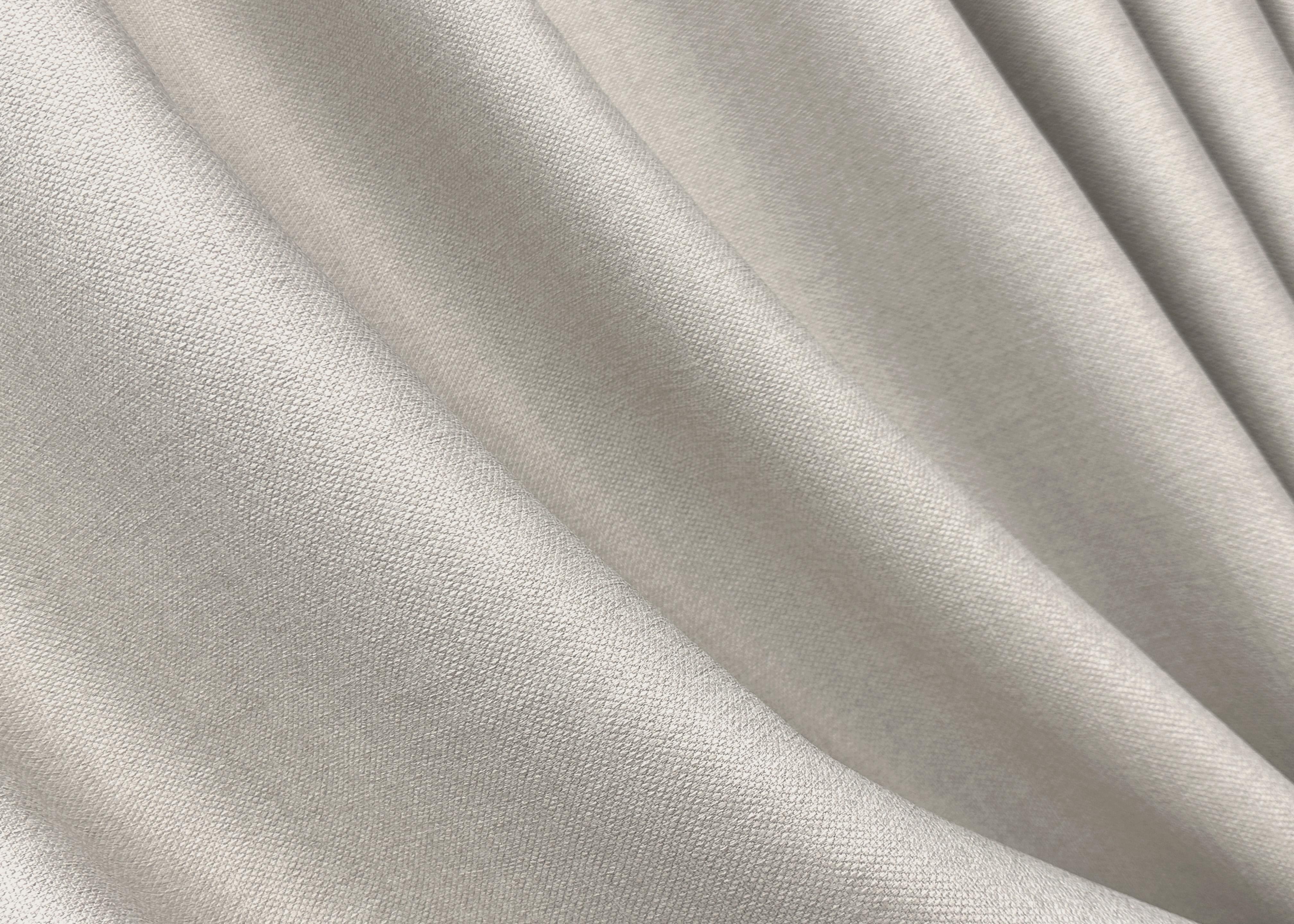 Комплект готовых штор VR-Textil Шенил однотонный №1698ш 150х270 см 2 шт. Дымчато-белый (33-0584) - фото 6