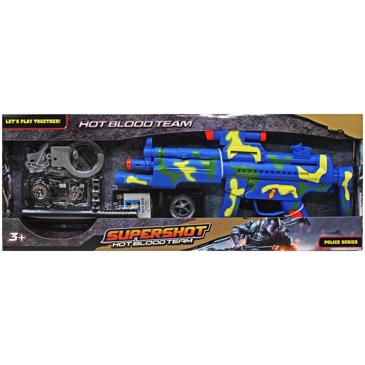 Полицейский набор с автоматом Supershot (232478)