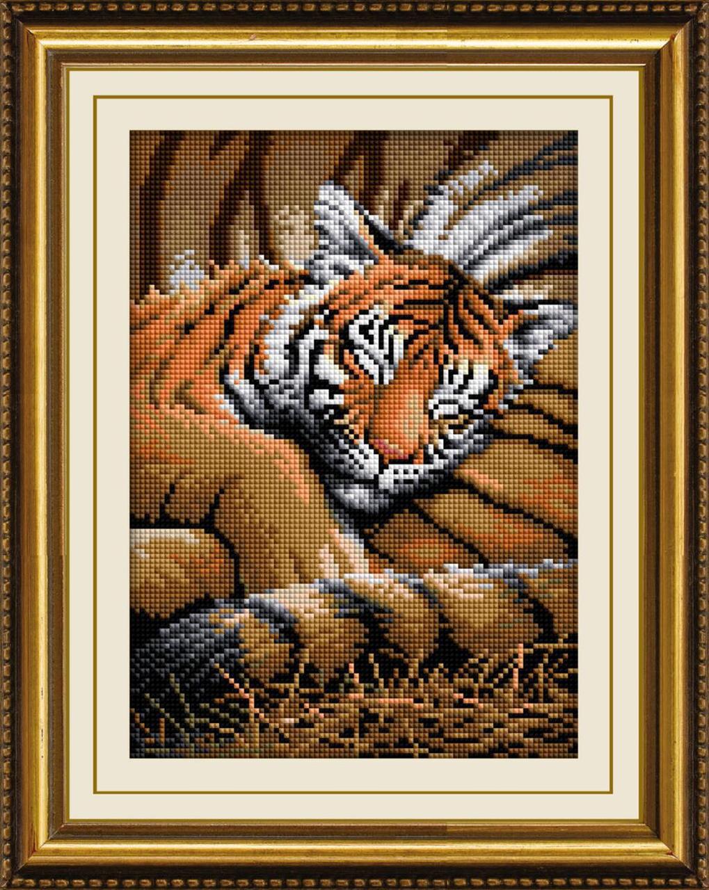 Алмазная мозаика Dream Art Сладкий сон (тигренок) 23x32 см (DA.30195)