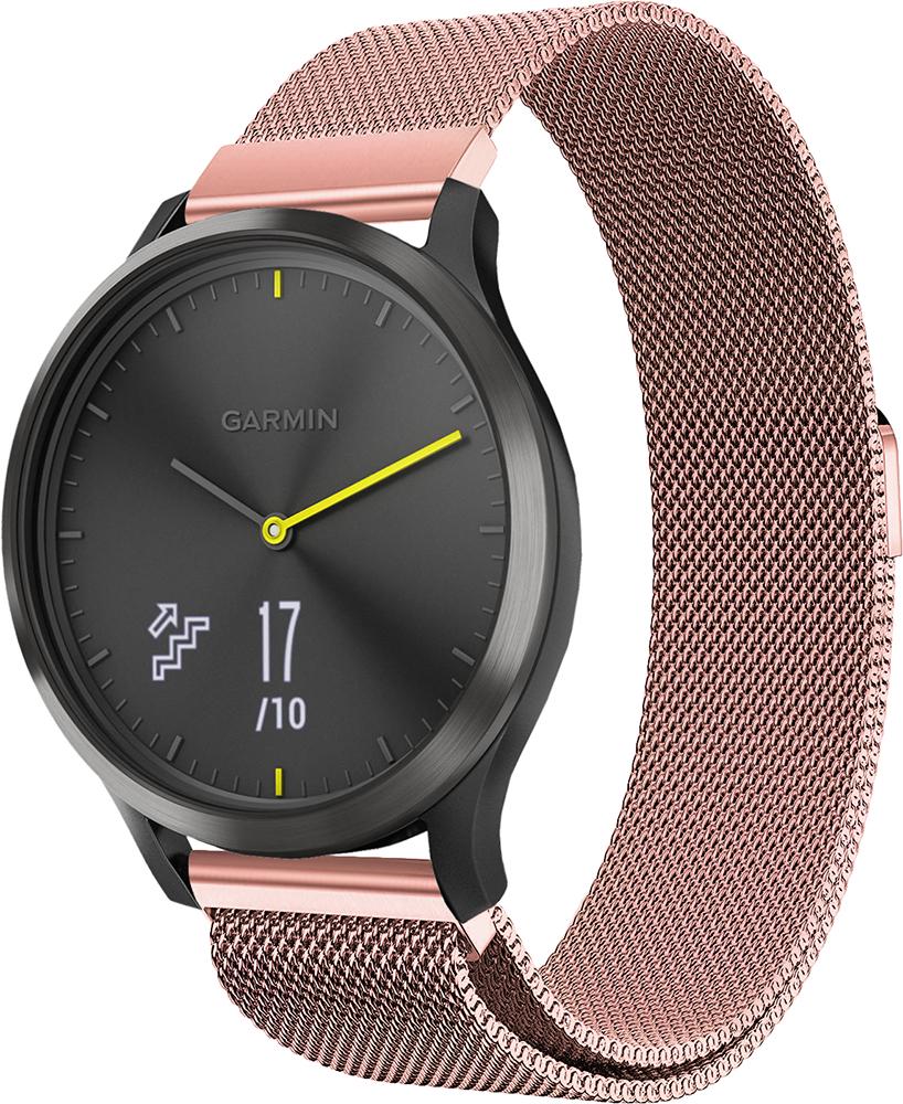 Ремешок Миланская петля Milano Garmin Vivomove HR Pink (19230)