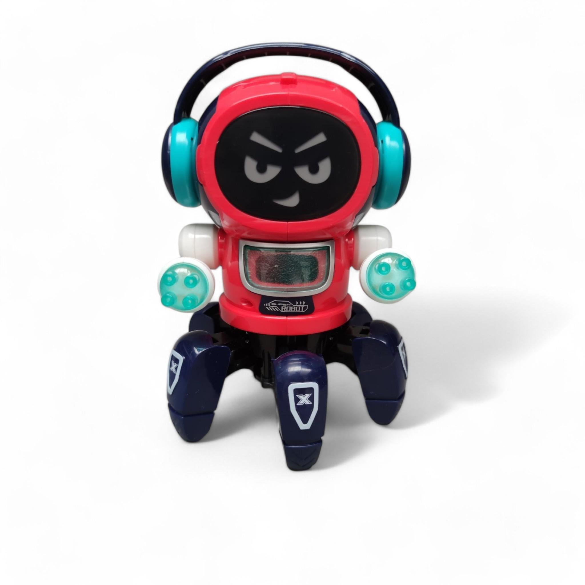 Интерактивный робот Robot Let`s Dance звуковые/световые эффекты проектор движется Red (G_ZR157Red)