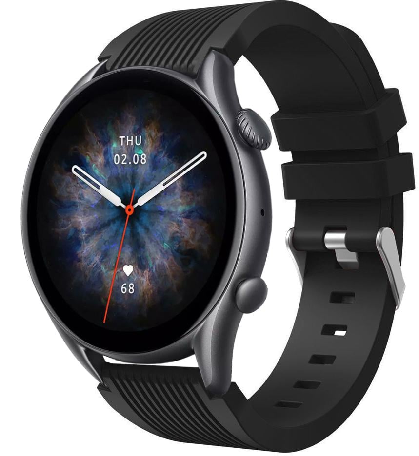 Ремешок Line для Amazfit GTR 3 Pro Black (23750-2B)