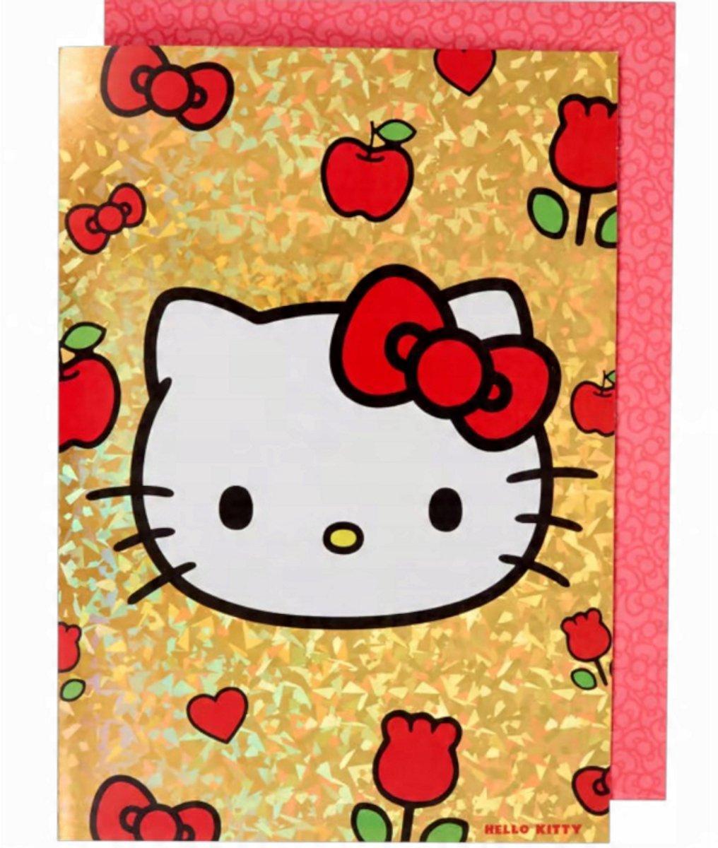 Листівка привітальна Hello Kitty A4 глянцева з конвертом