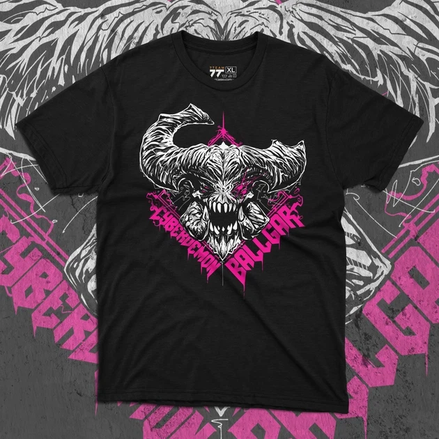 Футболка мужская с принтом Doom Cyber Demon Ballgar р. 48 (2896478695)