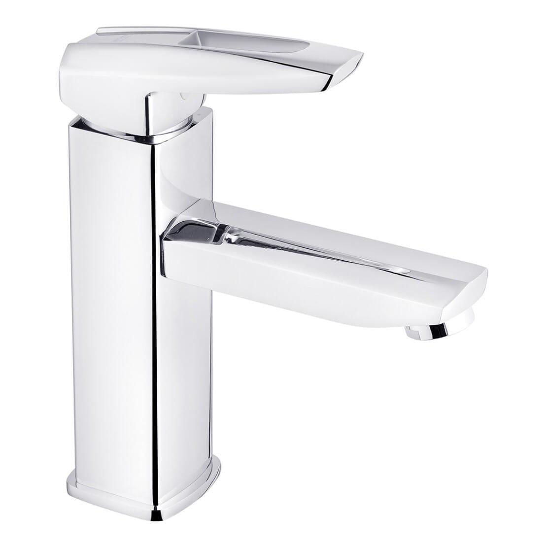 Смеситель для раковины Kroner KRM Kante C010 однорычажный Хром (CV023579)