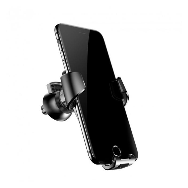 Автодержатель Baseus Gravity Car Mount Black для смартфона вращение на 360 градусов мин 63 мм maх 88 мм - фото 7