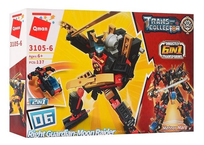 Конструктор Qman Трансформеры Right Guardian-Moon Raider 137 дет.