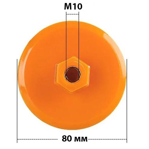Диск алмазний полірувальний по каменю для болгарки 80x3,5 мм 150 grit M10 (957116) - фото 5