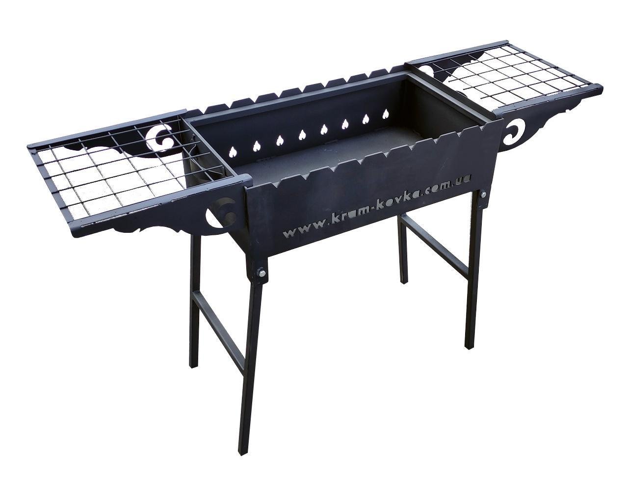 Мангал Kram-kovka зі складними ніжками Роммі та боковушками 3 мм