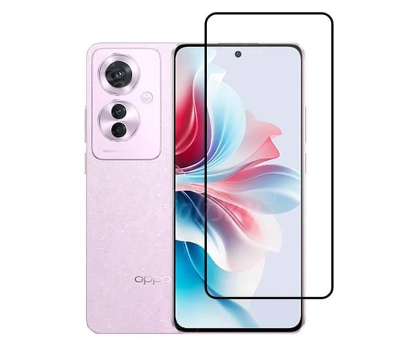 Закаленное защитное стекло Full Screen Tempered Glass для Oppo Reno11 F, Black