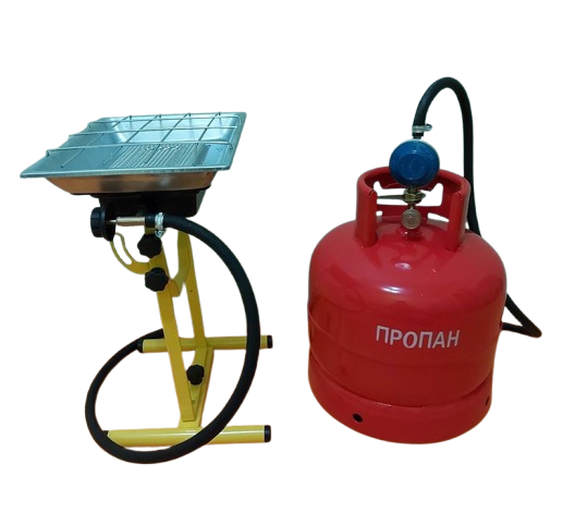 Комплект газовий з балононом/нагрівачем/редуктором/шлангом 15 л 2,9 кВт 2 м (20079113) - фото 3