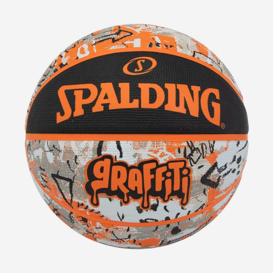 Мяч баскетбольный Spalding Graffitti Ball Unisex р. 7 Оранжевый (689344405926)