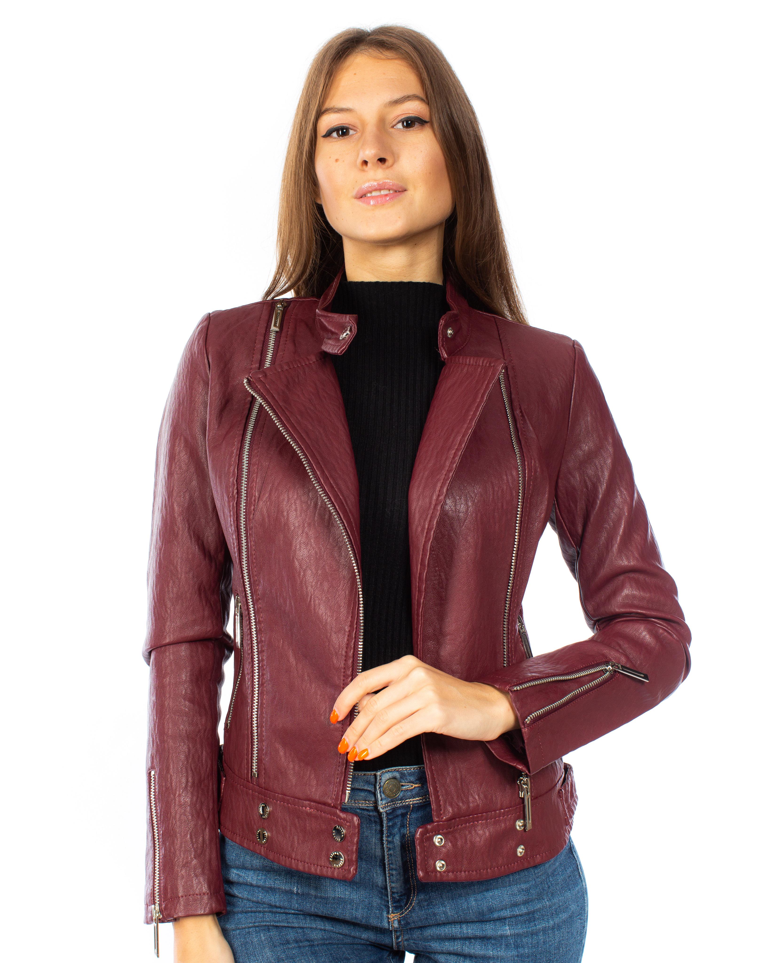 Косуха женская LIESSHU M Бордовый (KKR239-1) Косуха женская LIESSHU M Бордовый (KKR239-1)