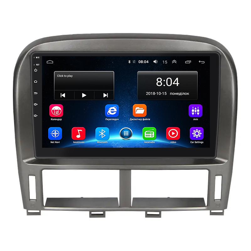 Магнітола штатна Lesko 9" для Toyota Celsior III F30 Restyiling ver 2 2003-2006 2/32Gb Wi-Fi GPS Base Магнітола штатна Lesko 9" для Toyota Celsior III F30 Restyiling ver 2 2003-2006 2/32Gb Wi-Fi GPS Base