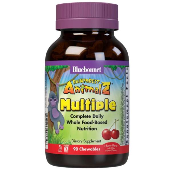 Вітамінно-мінеральний комплекс Bluebonnet Nutrition Rainforest Animalz Multiple Complete Daily 90 таблеток (000021593)