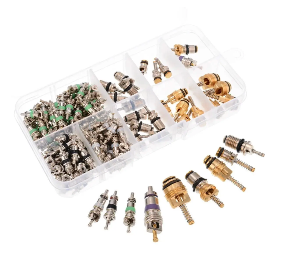 Набір золотників 134 шт. забезпечує сумісність із більшістю систем автокондиціонерів і автосервісів (ІНГП-134) - фото 9 Набір золотників 134 шт. забезпечує сумісність із більшістю систем автокондиціонерів і автосервісів (ІНГП-134) - фото 9