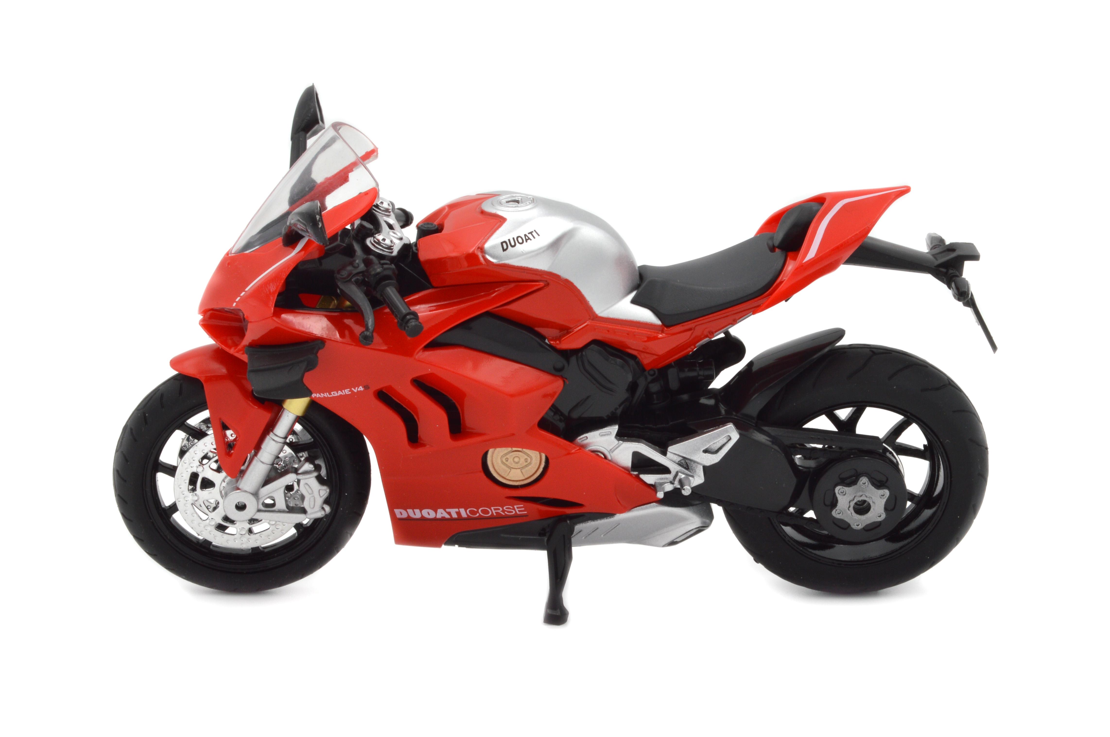 Іграшковий мотоцикл Ducati Panigale V4 Corse метал/пластик 1:12 звук/світло/амортизація (BG 32-120) - фото 2 Іграшковий мотоцикл Ducati Panigale V4 Corse метал/пластик 1:12 звук/світло/амортизація (BG 32-120) - фото 2