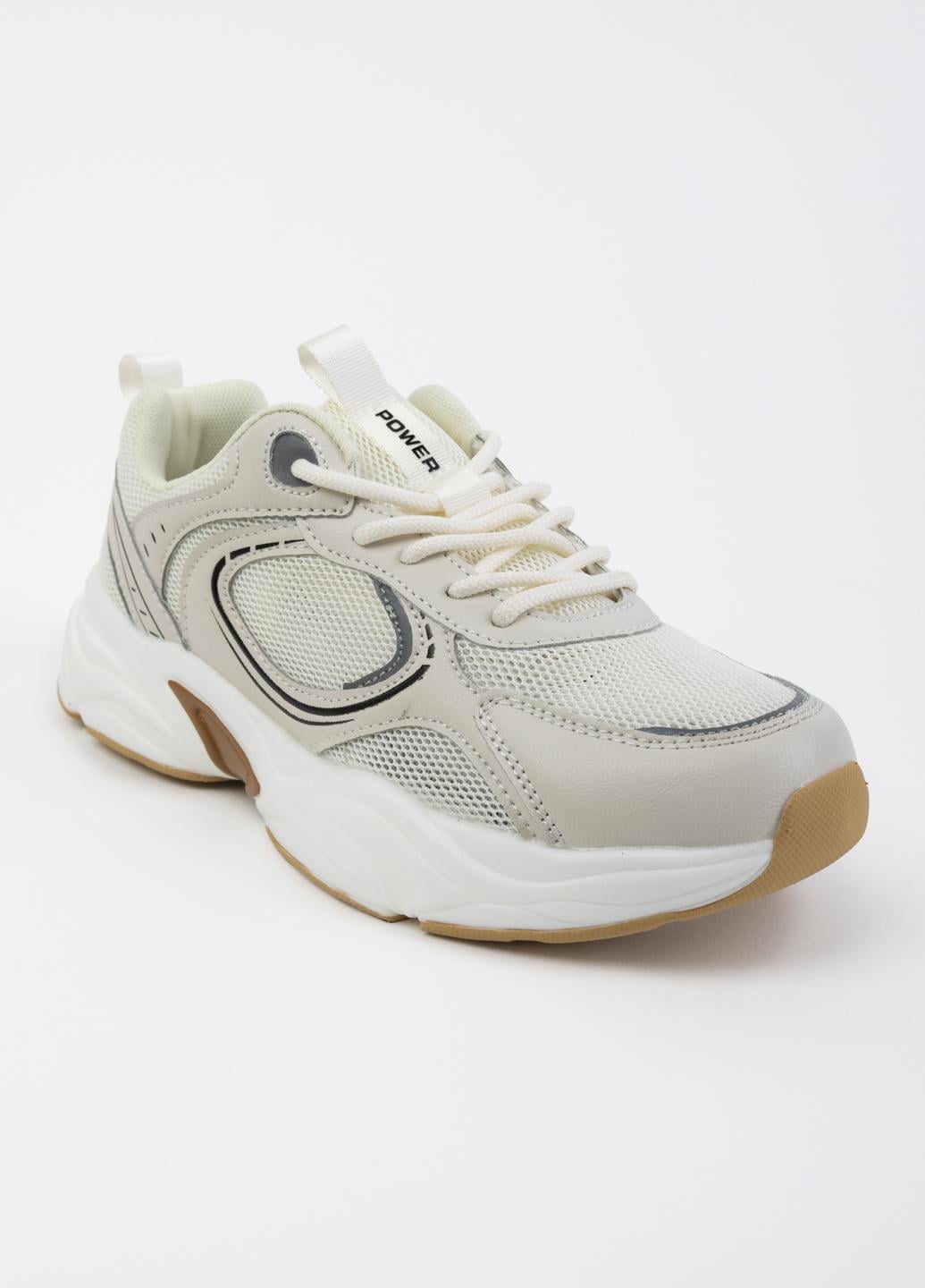 Кроссовки женские Power TF0143-5 р. 40 Бежевый (345905_40)