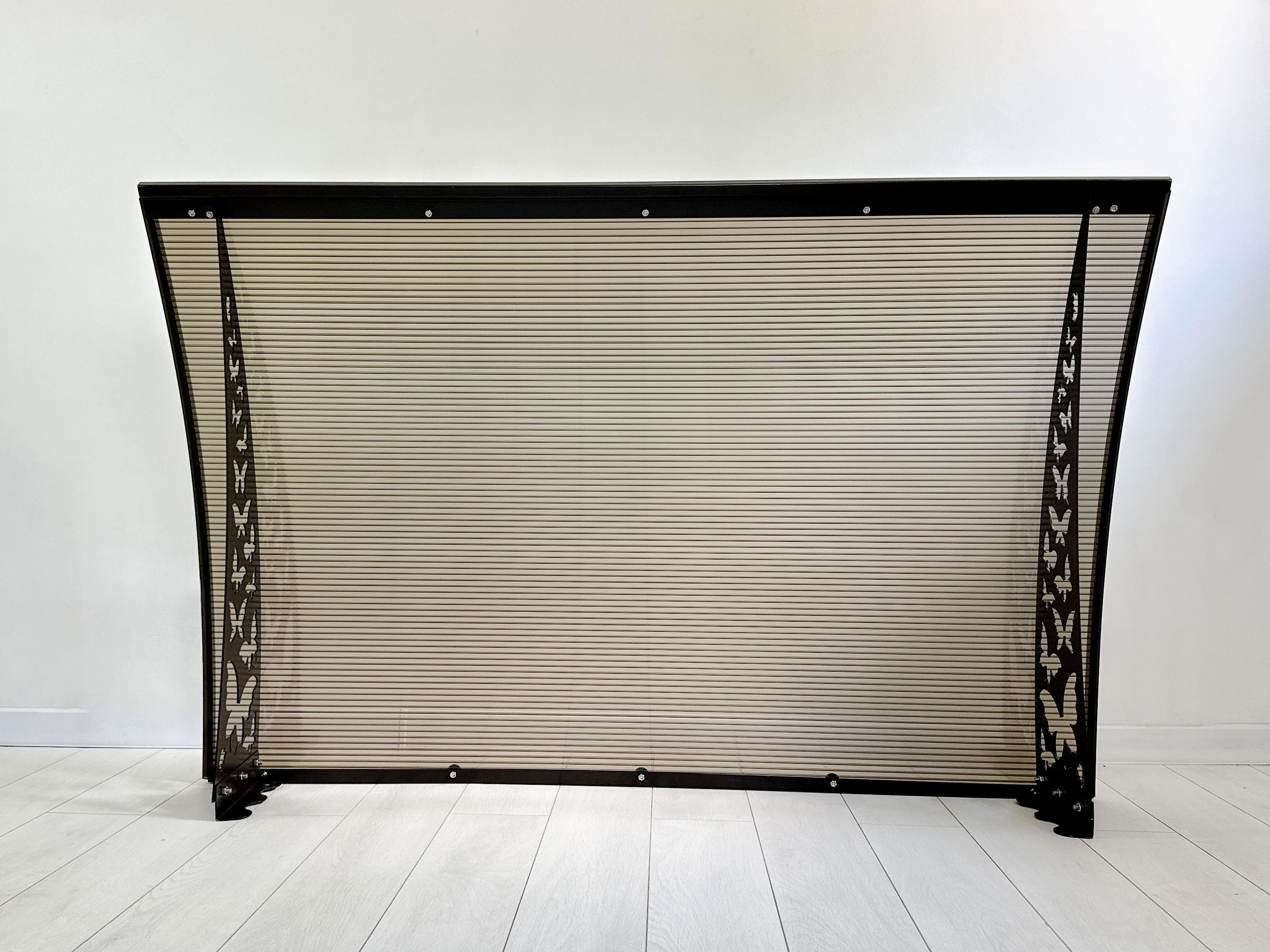 Навес-козырек Бабочки сотовый поликарбонат 6 мм 150х80 см (370225L) - фото 2