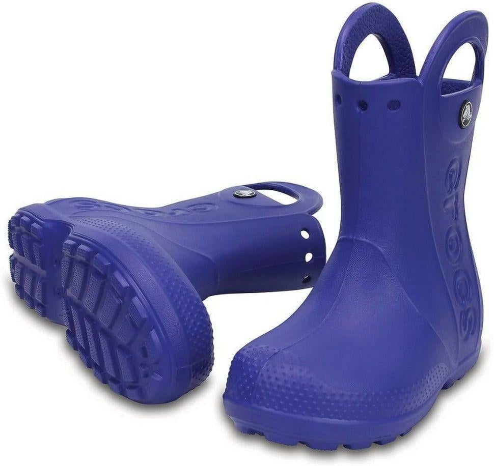 Чоботи Crocs Handle It Rain Bot Kids Cerulean р. 28-29 Синій (9876)