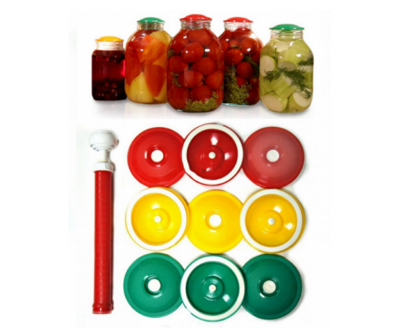 Набор для вакуумного консервирования MB Lid и хранения 9 шт (20266) - фото 2