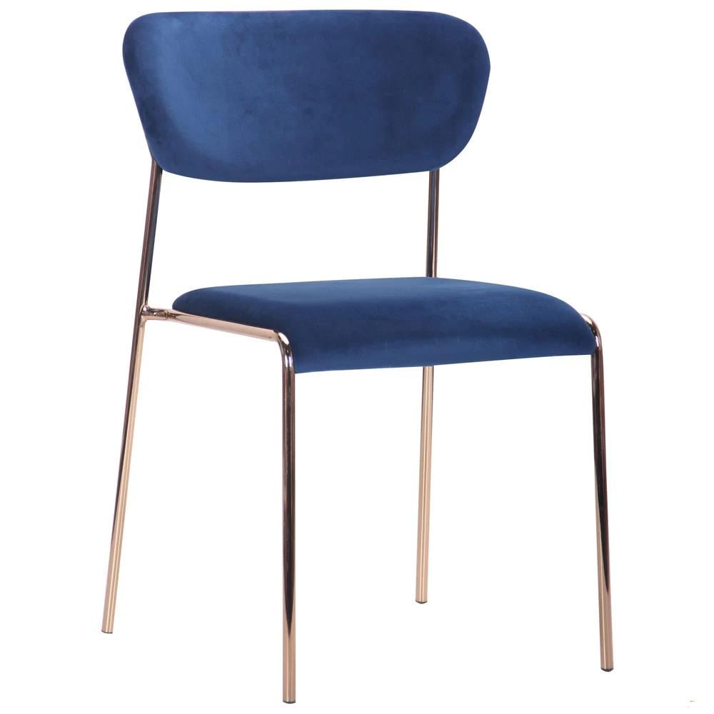 Стул ALPHABET A Gold/Royal blue (114131)