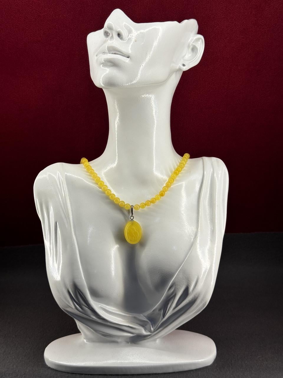 Бусы из янтаря 44 см (р-126)