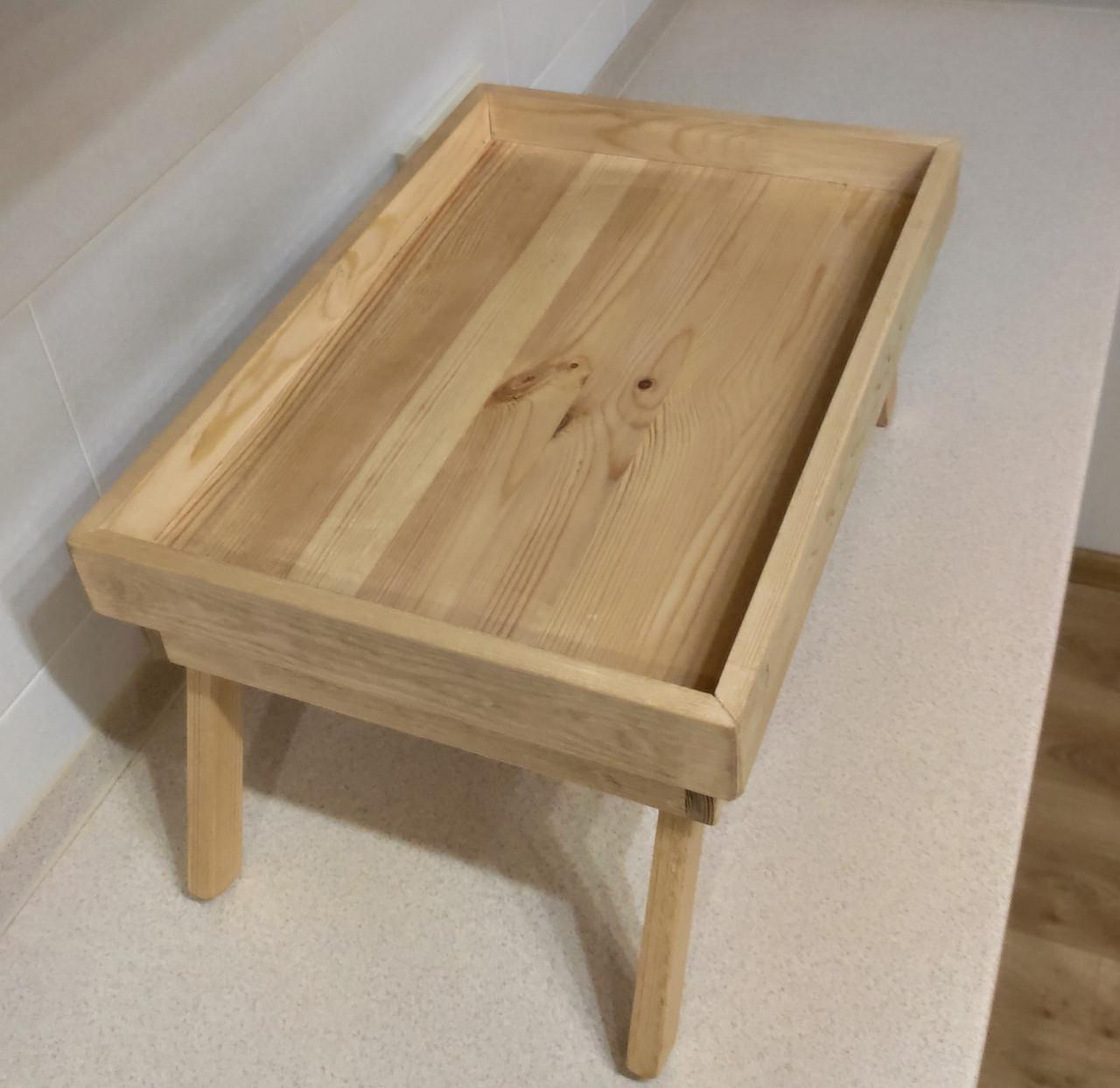 Столик-таця для сніданку в ліжко з дерева (2089249746) - фото 9