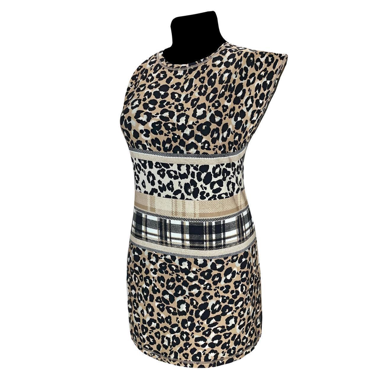 Туника женская 1075 Леопард р. 56/58 Бежевый (1773563928) - фото 2