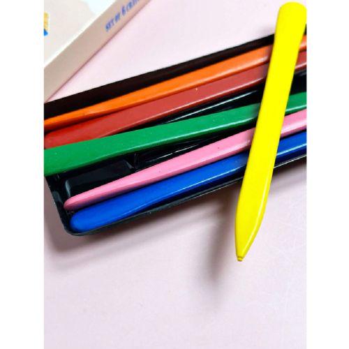 Мел восковый 6 цв. - фото 2 Мел восковый 6 цв. - фото 2