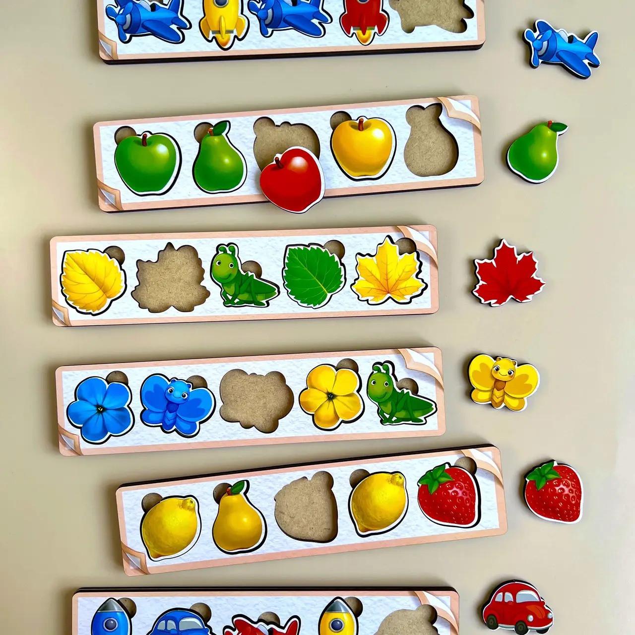 Игра сортер деревянная Ubumblebees Волшебный Комодик настольная - фото 7