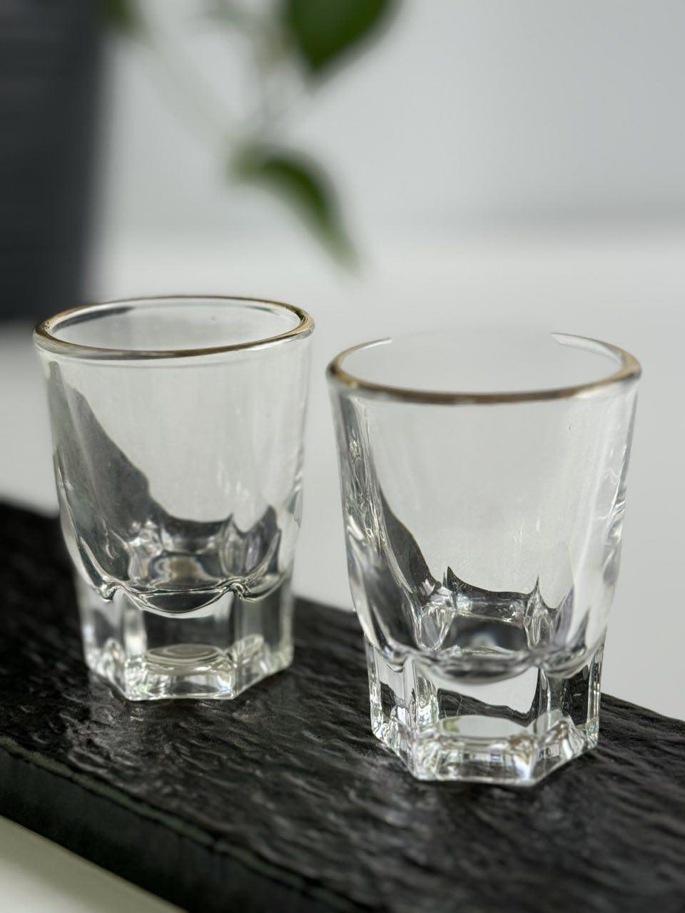 Набор рюмок Тюльпан 70 мл 6 шт. Прозрачный (102-827) - фото 8 Набор рюмок Тюльпан 70 мл 6 шт. Прозрачный (102-827) - фото 8