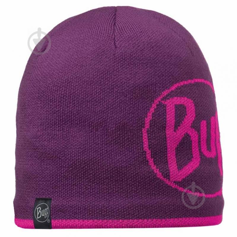 Шапка Buff Knitted & Polar Hat Logo Plum (1033-BU 111000.622.10.00)