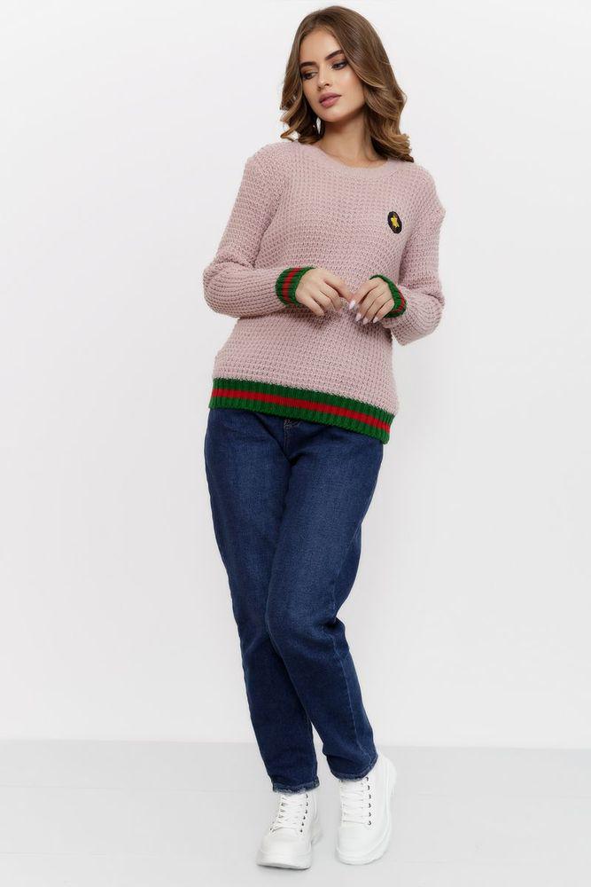 Светр жіночий в'язаний Ager 167R1000 M/L Пудровий (9622850) - фото 2