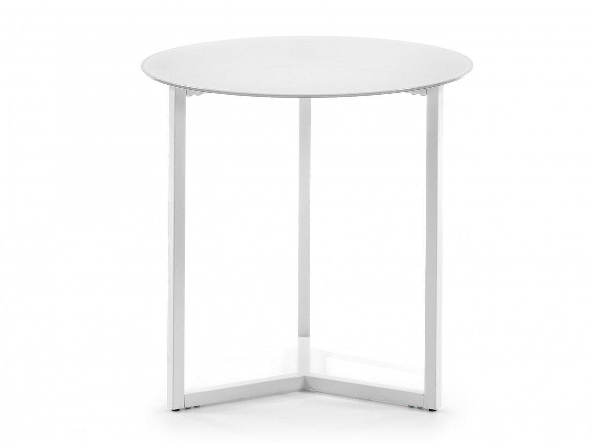 Стол кофейный LaForma MARAE 50 см Белый (C352C05)