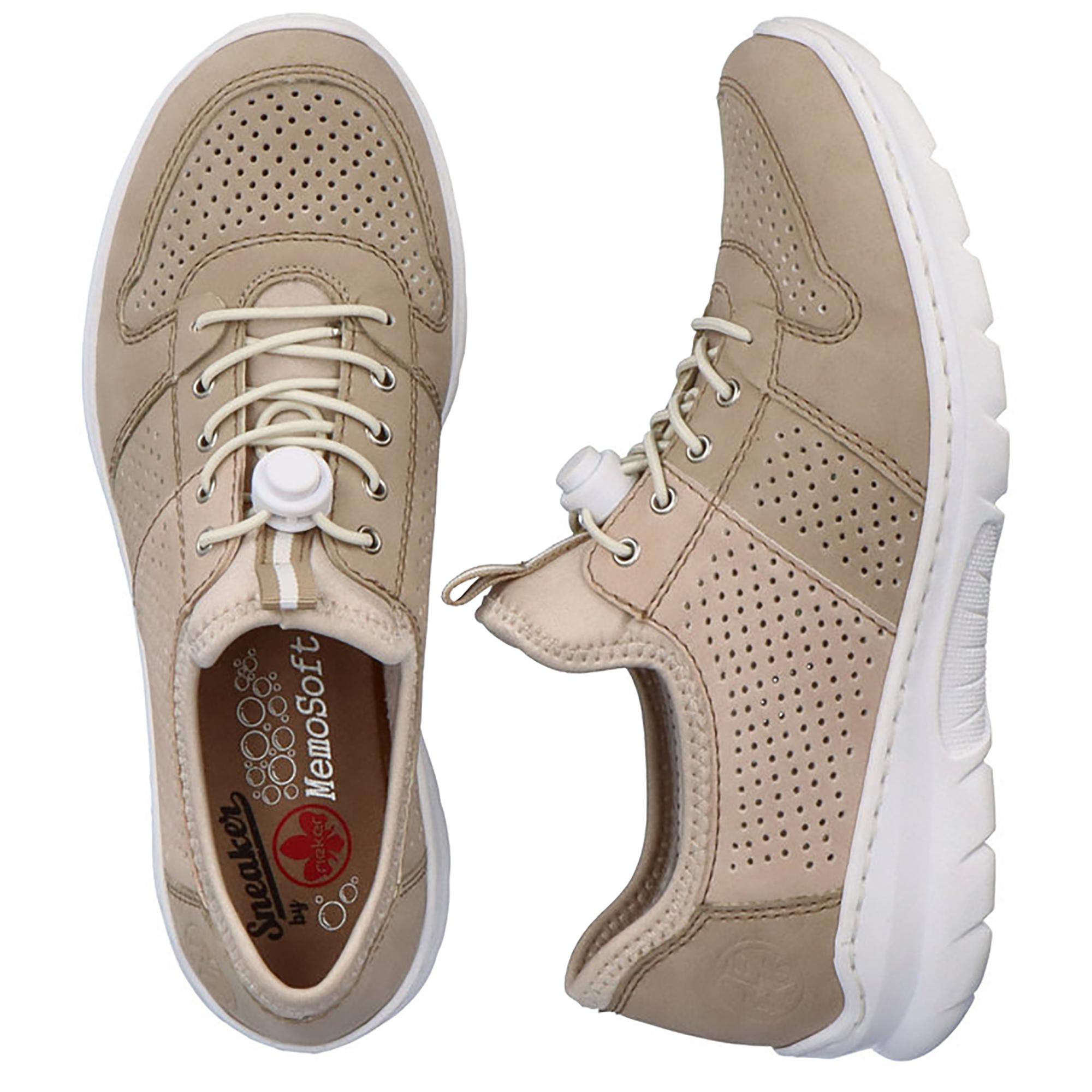 Кроссовки женские весенние Rieker р. 37 Бежевый (089323-37) - фото 2