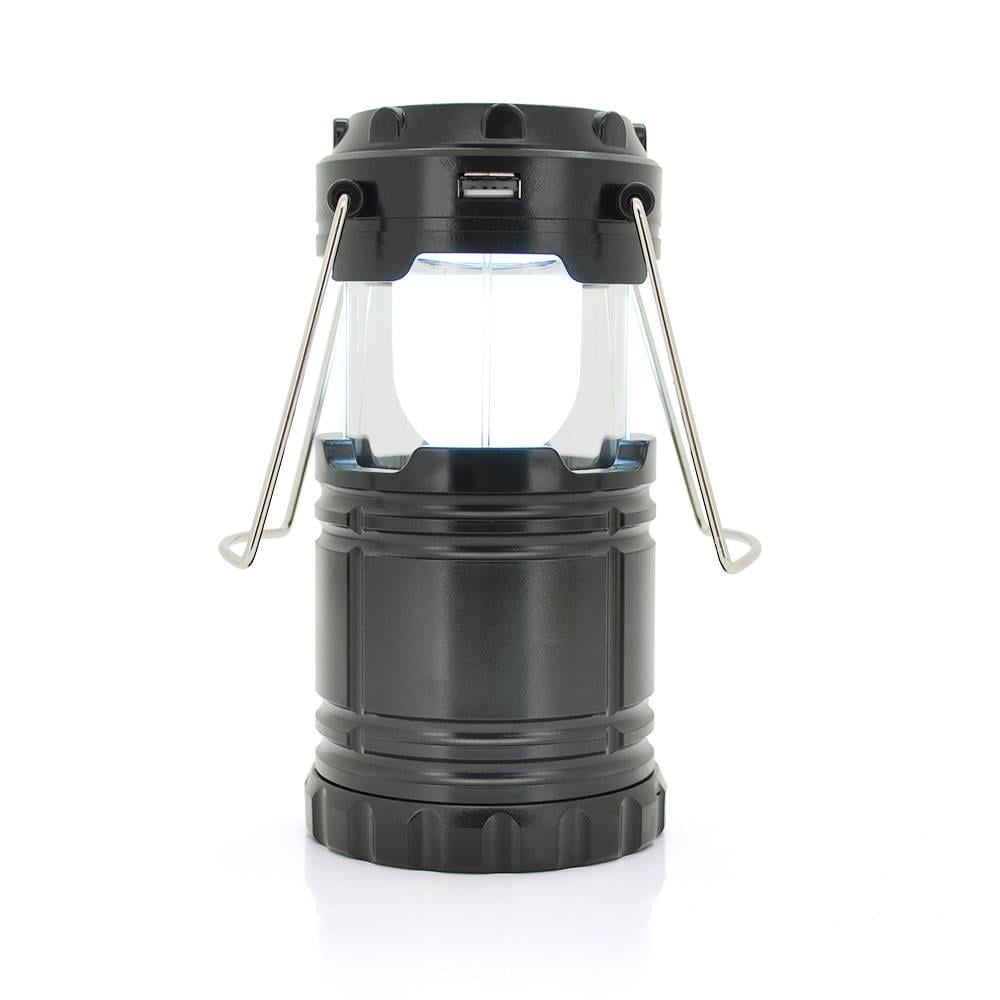 Лампа-ліхтар SH-5800T 6+1LED 1+1режим ударостійкий 220V+Solar 800 mAh Mix Color (33836)